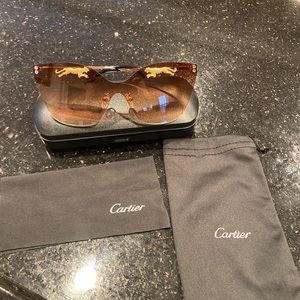 Cartier Gold Sunglasses
